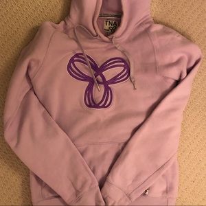 lilac TNA scuba hoodie
